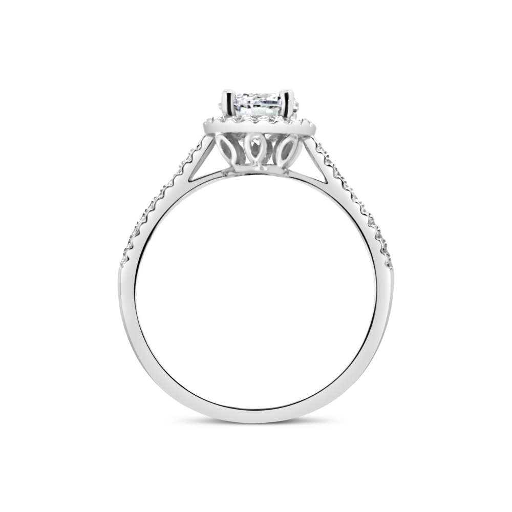 Sterling Silver 'Endless' CZ Proposal Ring