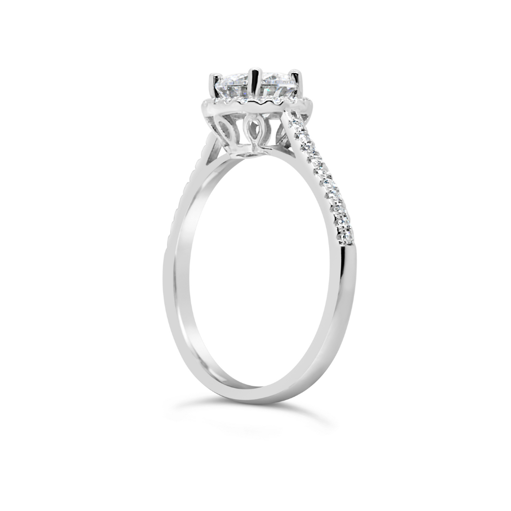 Sterling Silver 'Endless' CZ Proposal Ring