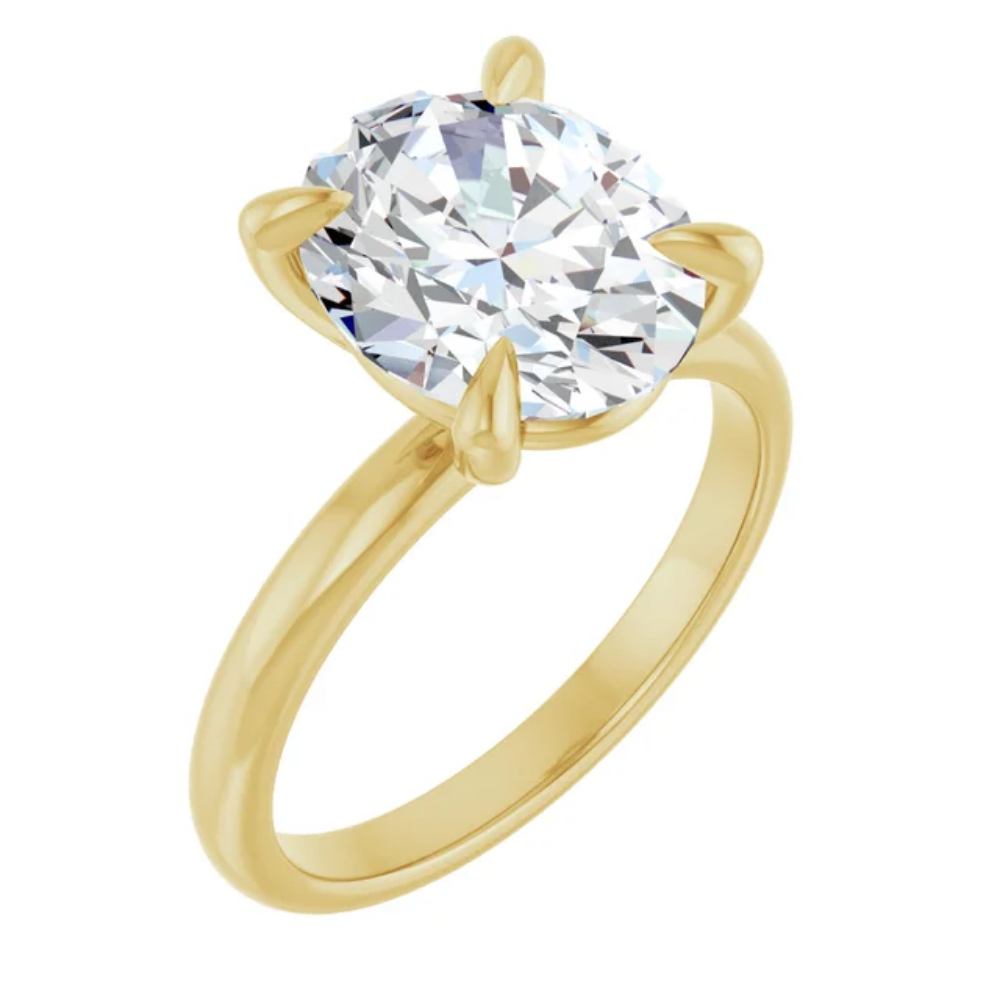 'Michelle' Oval Solitaire Ring