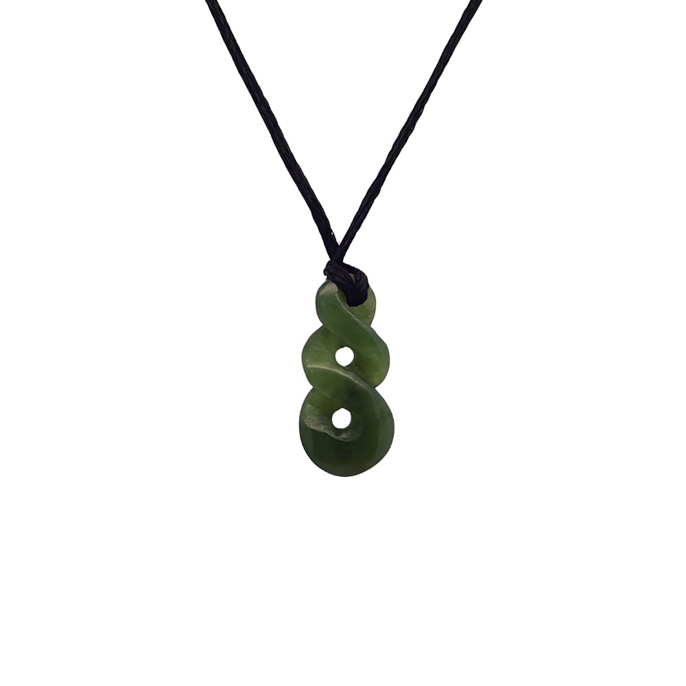 Pēpē Double Twist Pounamu Necklace