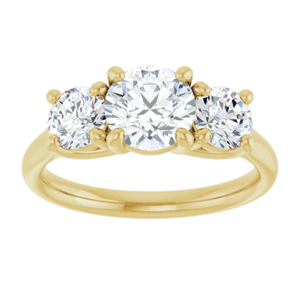 'Rosie' Round Trilogy Ring