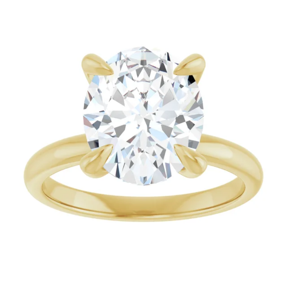 'Michelle' Oval Solitaire Ring