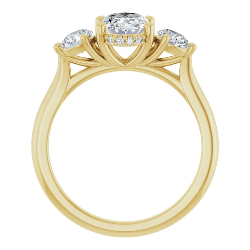 'Emma' Oval Trilogy Ring