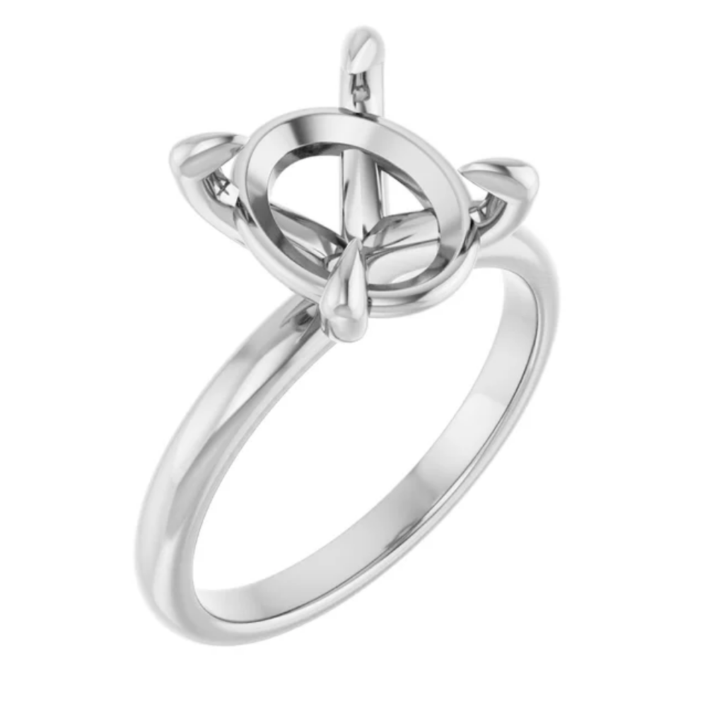 'Michelle' Oval Solitaire Ring