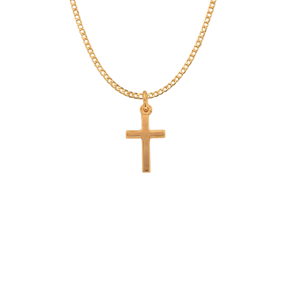 9k Yellow Gold Cross Pendant