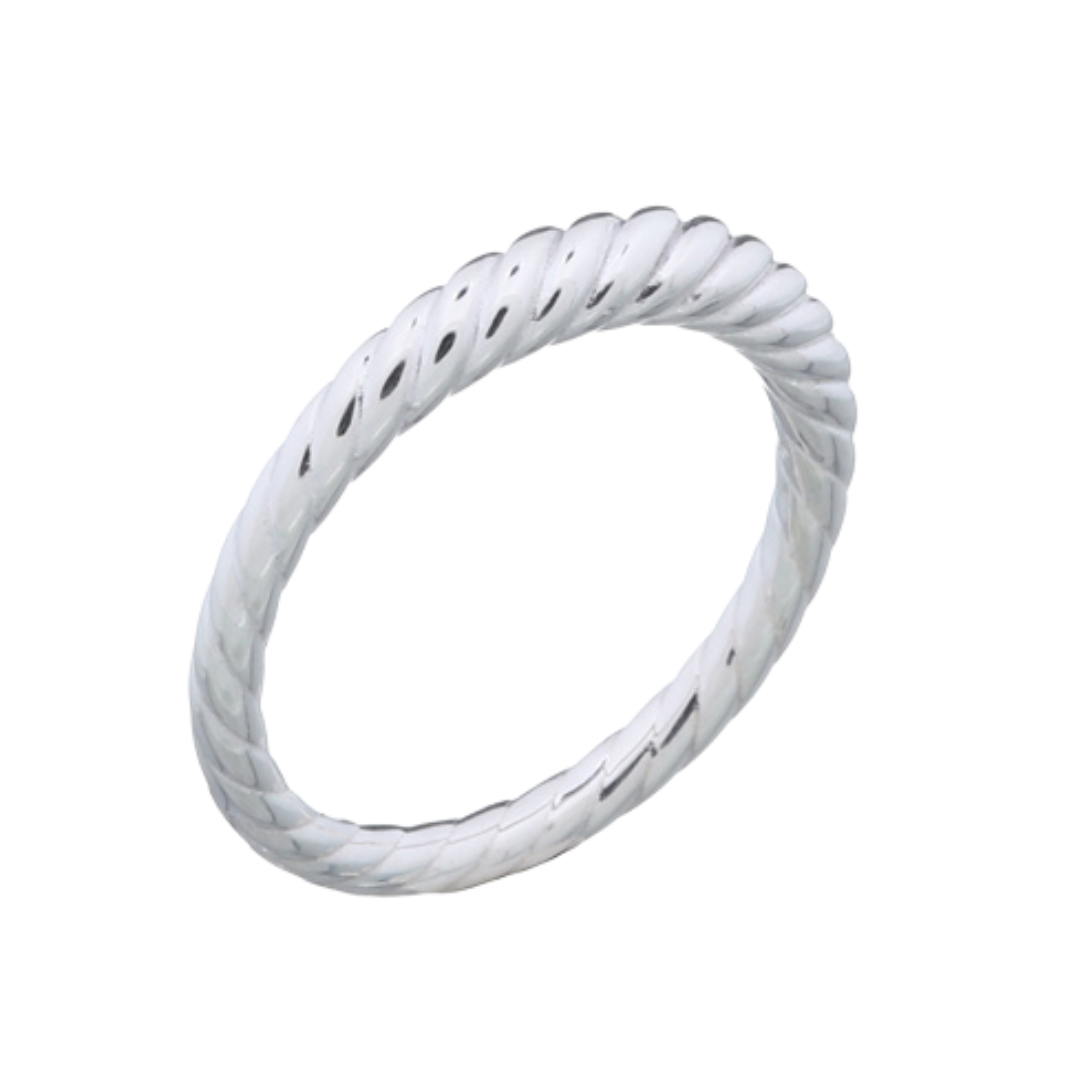 Sterling Silver Twisted Ring