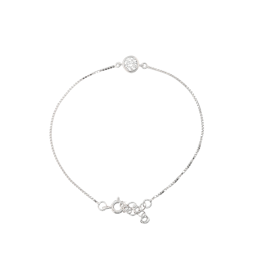 Sterling Silver CZ Bracelet