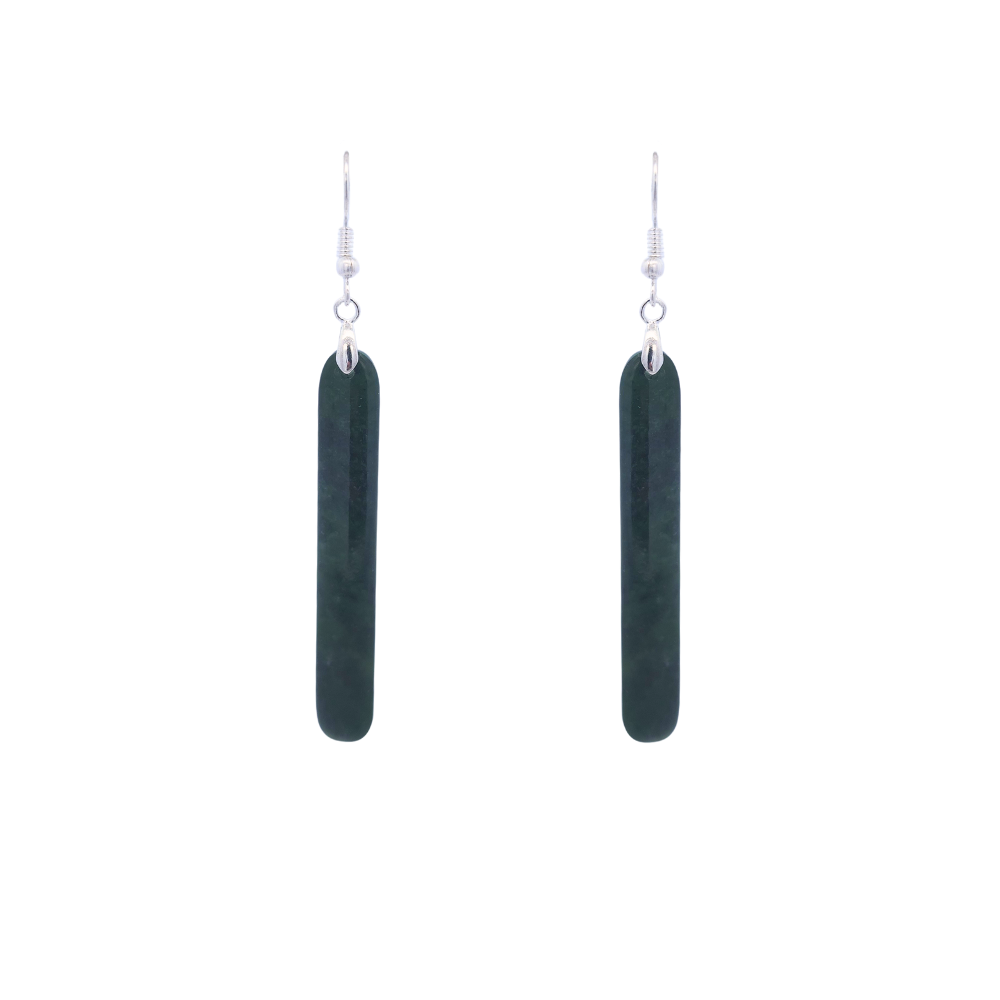 Roimata Pounamu Drop Earrings