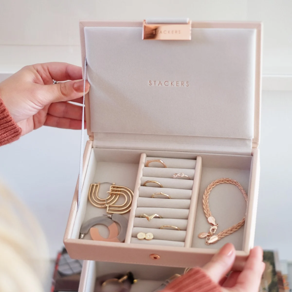 Stackers Mini Blush Jewellery Box