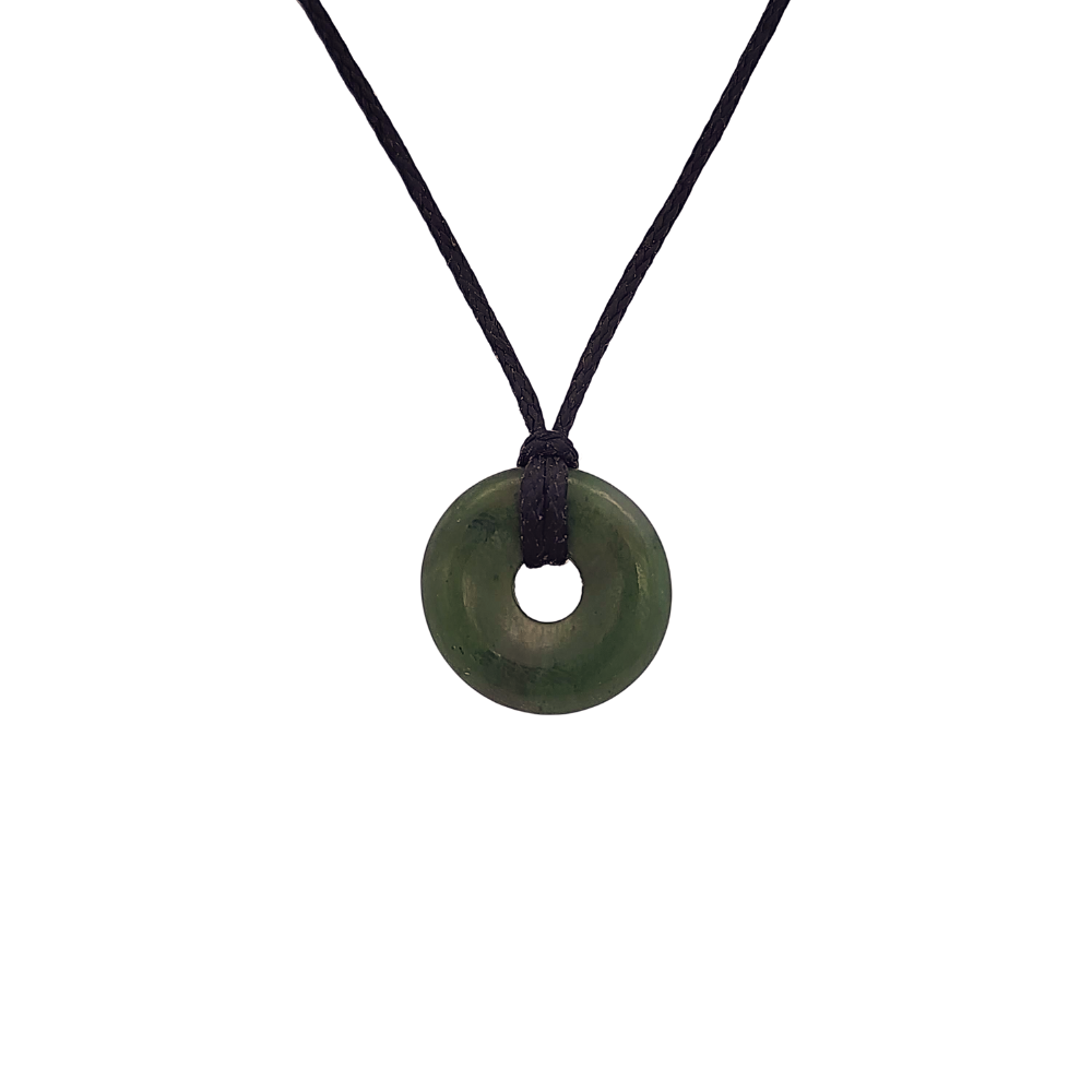 Pēpē Disc Pounamu 15mm Necklace