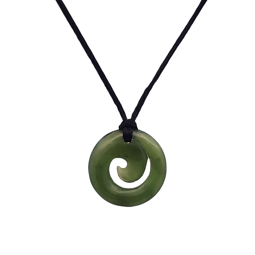 Pēpē Koru Pounamu Necklace