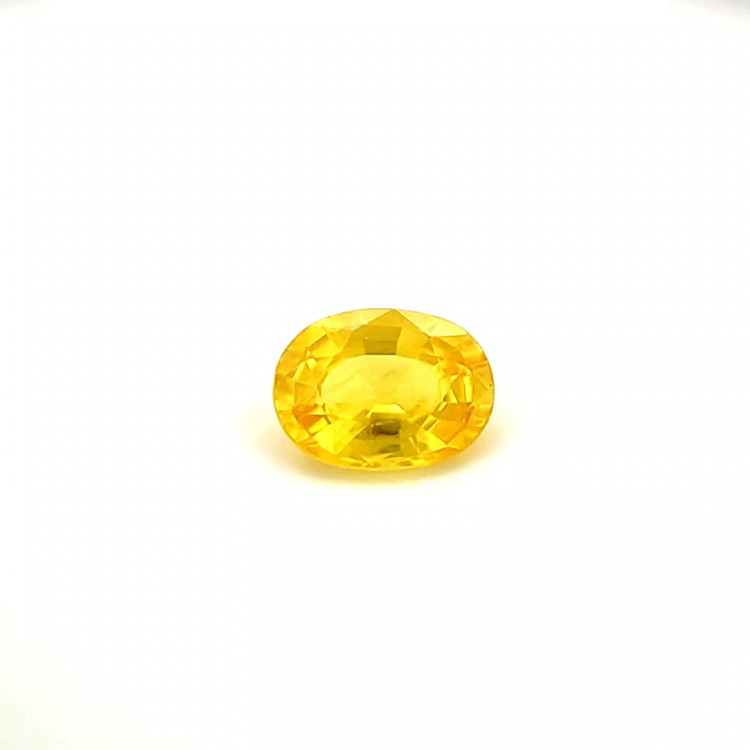 1.00ct Oval Yellow Sapphire (Loose)